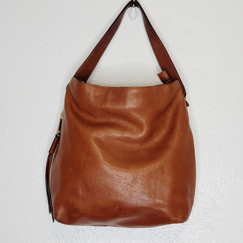 Fossil Maya Hobo Bag with Side Zipper